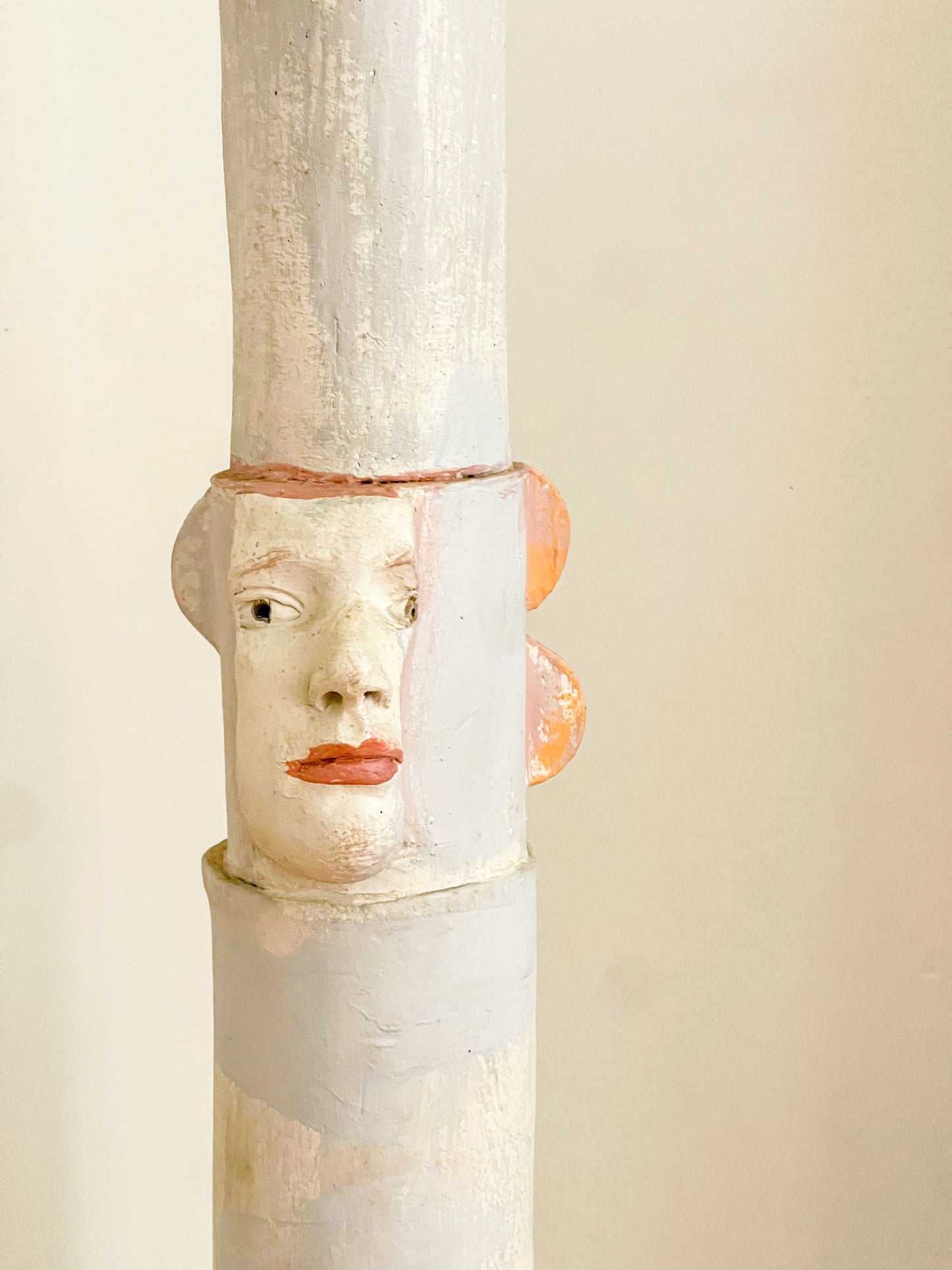 Large ceramic sculpture by Sally Michener, 1980s