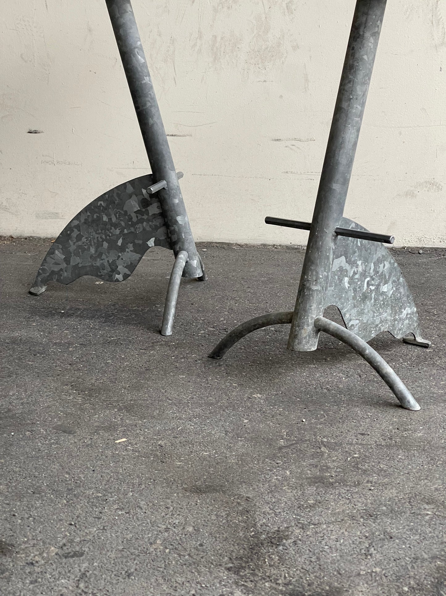 Pair of “Platform” stools designed by Maurizio Peregalli for Zeus Noto, Italy